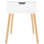 White plywood nightstand 40x40x56 cm by vidaXL, Nightstands - Ref: Foro24-326795, Price: 63,75 €, Discount: %