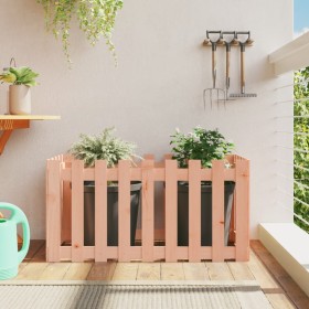 Raised garden bed fence solid wood Douglas 100x50x50 cm by vidaXL, Pots and planters - Ref: Foro24-832480, Price: 36,19 €, Di...