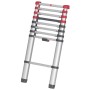 Hailo Escalera telescópica FlexLine 260 264 cm aluminio 7113-091 de Hailo, Escaleras de mano - Ref: Foro24-416262, Precio: 21...