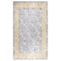 Alfombra lavable antideslizante gris y dorado 120x170 cm de vidaXL, Alfombras - Ref: Foro24-373984, Precio: 35,53 €, Descuent...