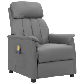 Gray Synthetic Leather Massage Chair by vidaXL, Electric massage chairs - Ref: Foro24-338861, Price: 178,99 €, Discount: %