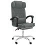 Silla de oficina reclinable con masaje de tela gris oscuro de vidaXL, Sillas de oficina - Ref: Foro24-349742, Precio: 114,99 ...