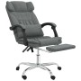 Silla de oficina reclinable con masaje de tela gris oscuro de vidaXL, Sillas de oficina - Ref: Foro24-349742, Precio: 114,99 ...