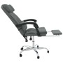 Silla de oficina reclinable con masaje de tela gris oscuro de vidaXL, Sillas de oficina - Ref: Foro24-349742, Precio: 114,99 ...