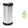 Curver Pedal Bin Deco Oval Silver 40L by Curver, Garbage cans and trash cans - Ref: Foro24-443825, Price: 71,23 €, Discount: %