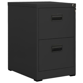 Aktenschrank aus anthrazitfarbenem Stahl, 46 x 62 x 72,5 cm von vidaXL, Aktenschränke - Ref: Foro24-336273, Preis: 136,85 €, ...