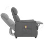 Gray synthetic leather elevating massage chair by vidaXL, Electric massage chairs - Ref: Foro24-3093236, Price: 238,68 €, Dis...