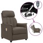 Gray synthetic leather electric massage chair by vidaXL, Electric massage chairs - Ref: Foro24-3098503, Price: 220,07 €, Disc...