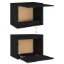 TV furniture 7 pieces solid black pine wood by vidaXL, TV Furniture - Ref: Foro24-3100228, Price: 263,48 €, Discount: %