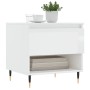 Glossy white engineered wood coffee table 50x46x50 cm by vidaXL, Coffee table - Ref: Foro24-830896, Price: 38,84 €, Discount: %