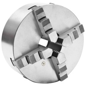 4-jaw self-centering lathe chuck 200 mm steel by vidaXL, Clamps and screws - Ref: Foro24-146712, Price: 207,91 €, Discount: %