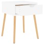 White plywood nightstand 40x40x56 cm by vidaXL, Nightstands - Ref: Foro24-326795, Price: 63,75 €, Discount: %