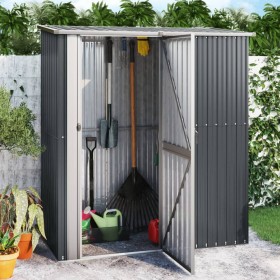 Garden shed anthracite galvanized steel 180.5x97x209.5 cm by vidaXL, Sheds - Ref: Foro24-150905, Price: 233,99 €, Discount: %