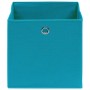 Storage boxes 4 pcs light blue fabric 32x32x32 cm by vidaXL, Storage baskets - Ref: Foro24-288373, Price: 27,35 €, Discount: %