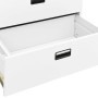 Armario archivador de acero blanco 90x46x72,5 cm de vidaXL, Armarios archivadores - Ref: Foro24-336286, Precio: 218,88 €, Des...