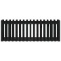 Raised garden bed with black pine wood fence 200x50x70cm by vidaXL, Pots and planters - Ref: Foro24-832514, Price: 75,99 €, D...