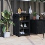 Mueble de cocina exterior madera maciza pino negro 55x55x92 cm de vidaXL, Armarios de cocina - Ref: Foro24-832343, Precio: 12...