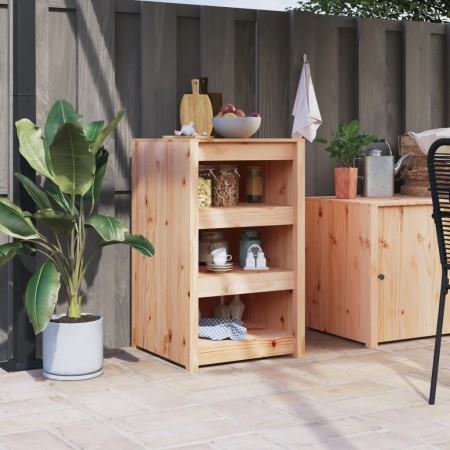 Outdoor-Küchenmöbel aus massivem Kiefernholz 55x55x92 cm von vidaXL, Küchenschränke - Ref: Foro24-832341, Preis: 100,68 €, Ra...