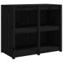 Mueble de cocina exterior madera maciza pino negro 106x55x92 cm de vidaXL, Armarios de cocina - Ref: Foro24-832355, Precio: 1...