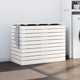 Laundry basket solid white pine wood 88.5x44x66cm by vidaXL, Laundry baskets - Ref: Foro24-832320, Price: 119,99 €, Discount: %