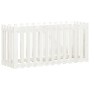 Raised garden bed with white pine wood fence 150x50x70cm by vidaXL, Pots and planters - Ref: Foro24-832498, Price: 62,13 €, D...