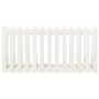 Raised garden bed with white pine wood fence 150x50x70cm by vidaXL, Pots and planters - Ref: Foro24-832498, Price: 62,13 €, D...