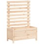 Planter with solid pine wood shelf 79x39.5x114 cm by vidaXL, Pots and planters - Ref: Foro24-832521, Price: 71,18 €, Discount: %