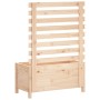 Planter with solid pine wood shelf 79x39.5x114 cm by vidaXL, Pots and planters - Ref: Foro24-832521, Price: 71,18 €, Discount: %