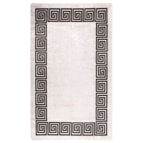 Black and white non-slip washable rug 120x170 cm by vidaXL, Rugs - Ref: Foro24-373988, Price: 37,99 €, Discount: %