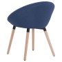 Sillas de comedor 2 unidades tela azul de vidaXL, Sillas de comedor - Ref: Foro24-283443, Precio: 142,18 €, Descuento: %