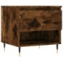 Smoked oak engineered wood coffee table 50x46x50 cm by vidaXL, Coffee table - Ref: Foro24-830902, Price: 35,79 €, Discount: %