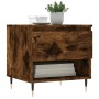 Smoked oak engineered wood coffee table 50x46x50 cm by vidaXL, Coffee table - Ref: Foro24-830902, Price: 35,79 €, Discount: %