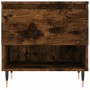 Smoked oak engineered wood coffee table 50x46x50 cm by vidaXL, Coffee table - Ref: Foro24-830902, Price: 35,79 €, Discount: %