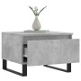 Coffee tables 2 units concrete gray engineered wood 50x46x35 cm by vidaXL, Coffee table - Ref: Foro24-830885, Price: 63,99 €,...