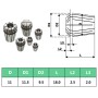 Boquilla de sujeción ER11 13 pzas Set herramientas de torneado de vidaXL, Abrazaderas y tornillos - Ref: Foro24-146720, Preci...