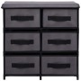 Storage cabinet with 6 drawers gray steel 55x29x55 cm by vidaXL, Lockers and storage cabinets - Ref: Foro24-288322, Price: 35...