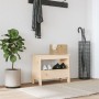 Solid pine wood hall bench 60x28x45 cm by vidaXL, Benches for halls and storage - Ref: Foro24-837385, Price: 42,71 €, Discoun...