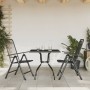 Garden dining set 3 pieces anthracite gray metal mesh by vidaXL, Garden sets - Ref: Foro24-3211817, Price: 183,96 €, Discount: %