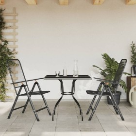 Garden dining set 3 pieces anthracite gray metal mesh by vidaXL, Garden sets - Ref: Foro24-3211817, Price: 189,44 €, Discount: %