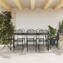 Garden dining set 9 pieces anthracite gray metal mesh by vidaXL, Garden sets - Ref: Foro24-3211815, Price: 408,99 €, Discount: %