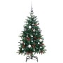 Künstlicher Weihnachtsbaum mit Scharnieren 150 LED und Kugeln 150 cm von vidaXL, Weihnachtsbäume - Ref: Foro24-3210466, Preis...