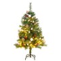 Artificial Christmas tree with hinges 150 LED and balls 150 cm by vidaXL, Christmas trees - Ref: Foro24-3210194, Price: 76,35...