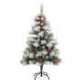 Artificial Christmas tree with hinges 150 LED and balls 150 cm by vidaXL, Christmas trees - Ref: Foro24-3210196, Price: 79,15...