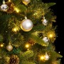 Künstlicher Weihnachtsbaum mit Scharnieren 300 LED und Kugeln 180 cm von vidaXL, Weihnachtsbäume - Ref: Foro24-3210233, Preis...