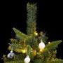 Artificial Christmas tree with hinges 300 LED and balls 180 cm by vidaXL, Christmas trees - Ref: Foro24-3210246, Price: 123,8...