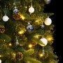 Künstlicher Weihnachtsbaum mit Scharnieren 300 LED und Kugeln 180 cm von vidaXL, Weihnachtsbäume - Ref: Foro24-3210246, Preis...