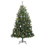 Artificial Christmas tree with hinges 300 LED and balls 180 cm by vidaXL, Christmas trees - Ref: Foro24-3210246, Price: 123,8...