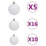 Artificial Christmas tree with 300 LED balls and snow 180 cm by vidaXL, Christmas trees - Ref: Foro24-3210161, Price: 66,16 €...