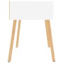 Bedside tables 2 units plywood white 40x40x56 cm by vidaXL, Nightstands - Ref: Foro24-326796, Price: 94,46 €, Discount: %