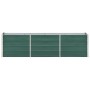 Green galvanized steel garden bed 240x40x45 cm by vidaXL, Pots and planters - Ref: Foro24-47045, Price: 50,60 €, Discount: %